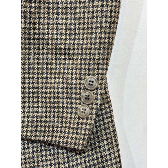 Silk Wool Houndstooth Sport Coat 42R – Tailors Row Deansgate - Picture 6 of 16